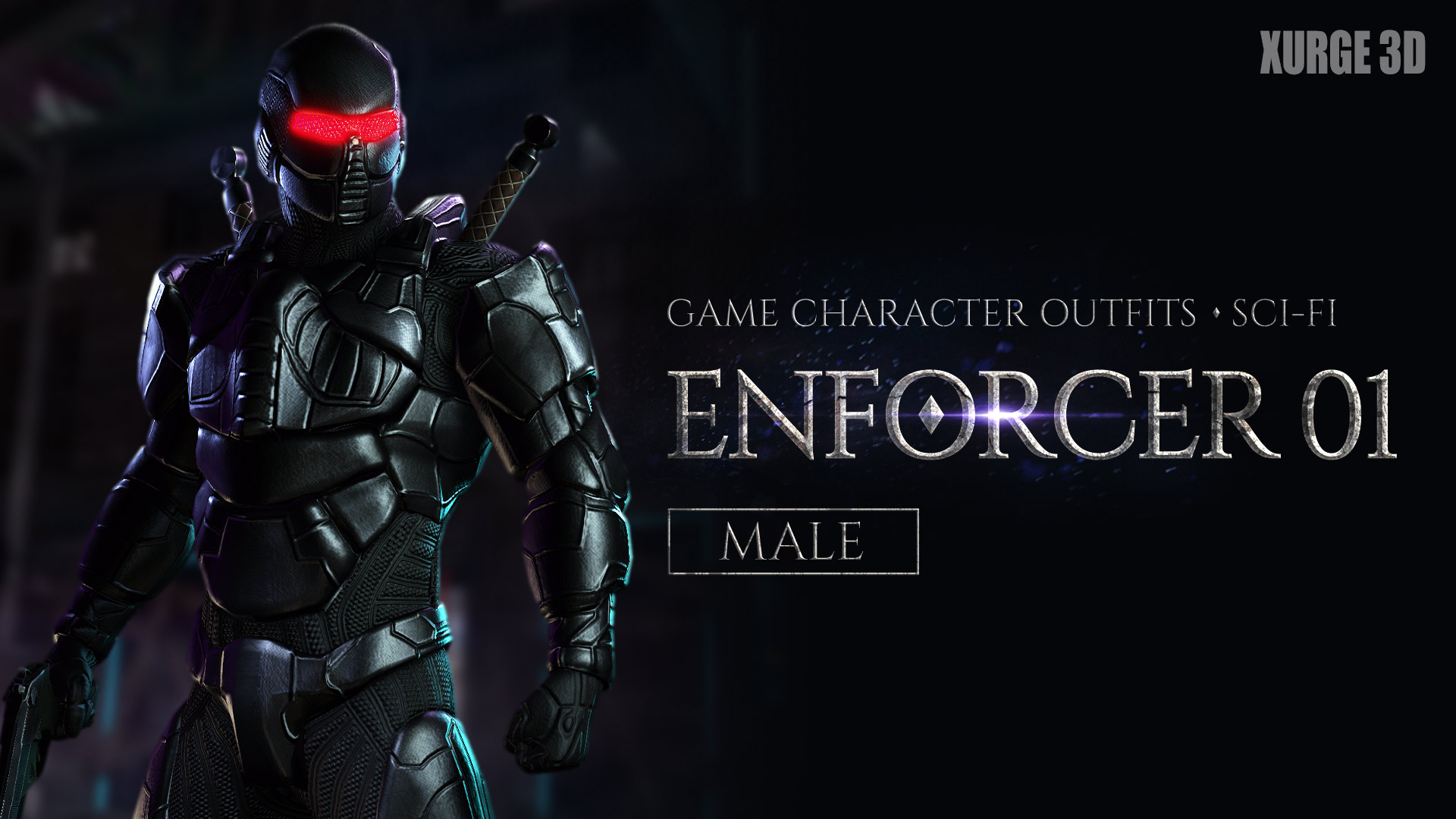 Enforcer 01 Armor Male (Reallusion)