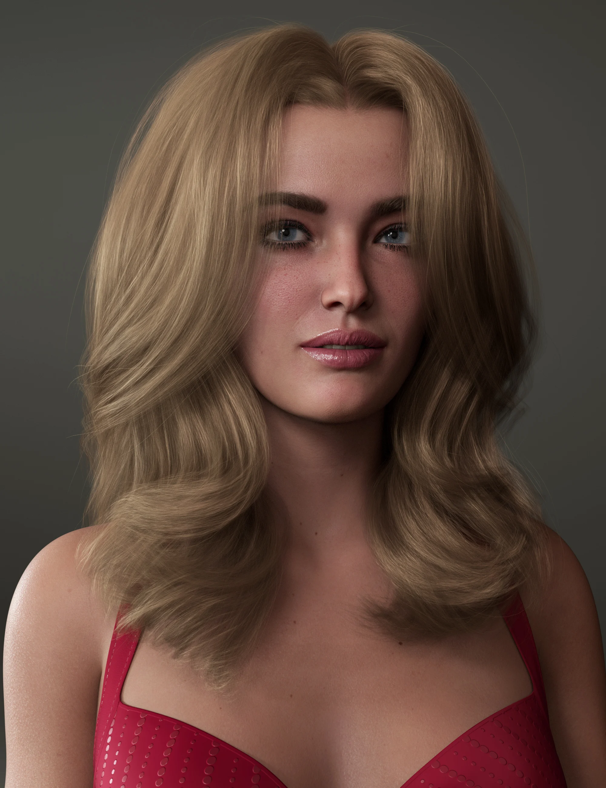 OOT Glamorous Style Hair For Genesis 8 And 9 (Repost)