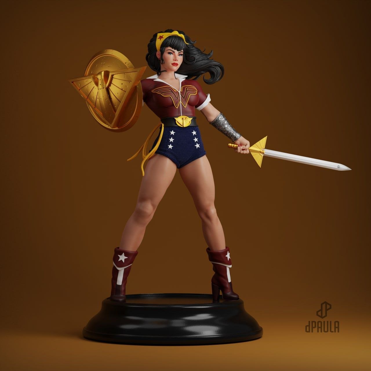 Wonder Woman Bombshell 3D Print