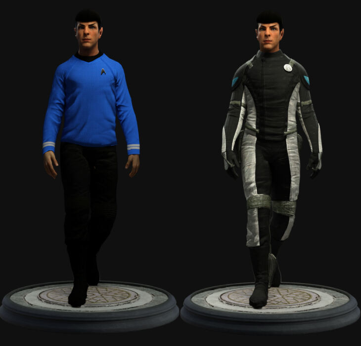 Star Trek Spock Zachary Quinto Pine Daz G8M