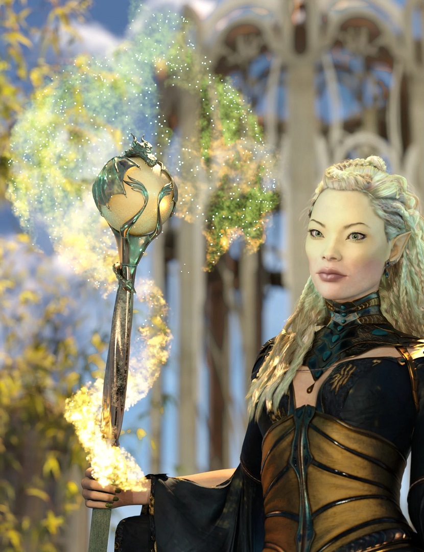 Elora Taiyou Dragon Staff [Request]