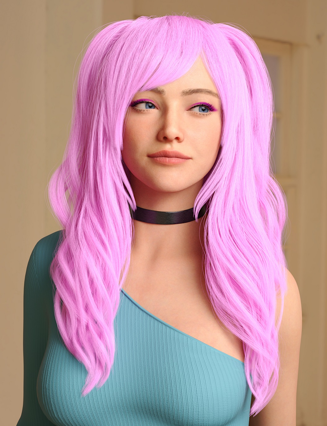Egirl Hair For Genesis 9 2024 - Free Daz 3D Models