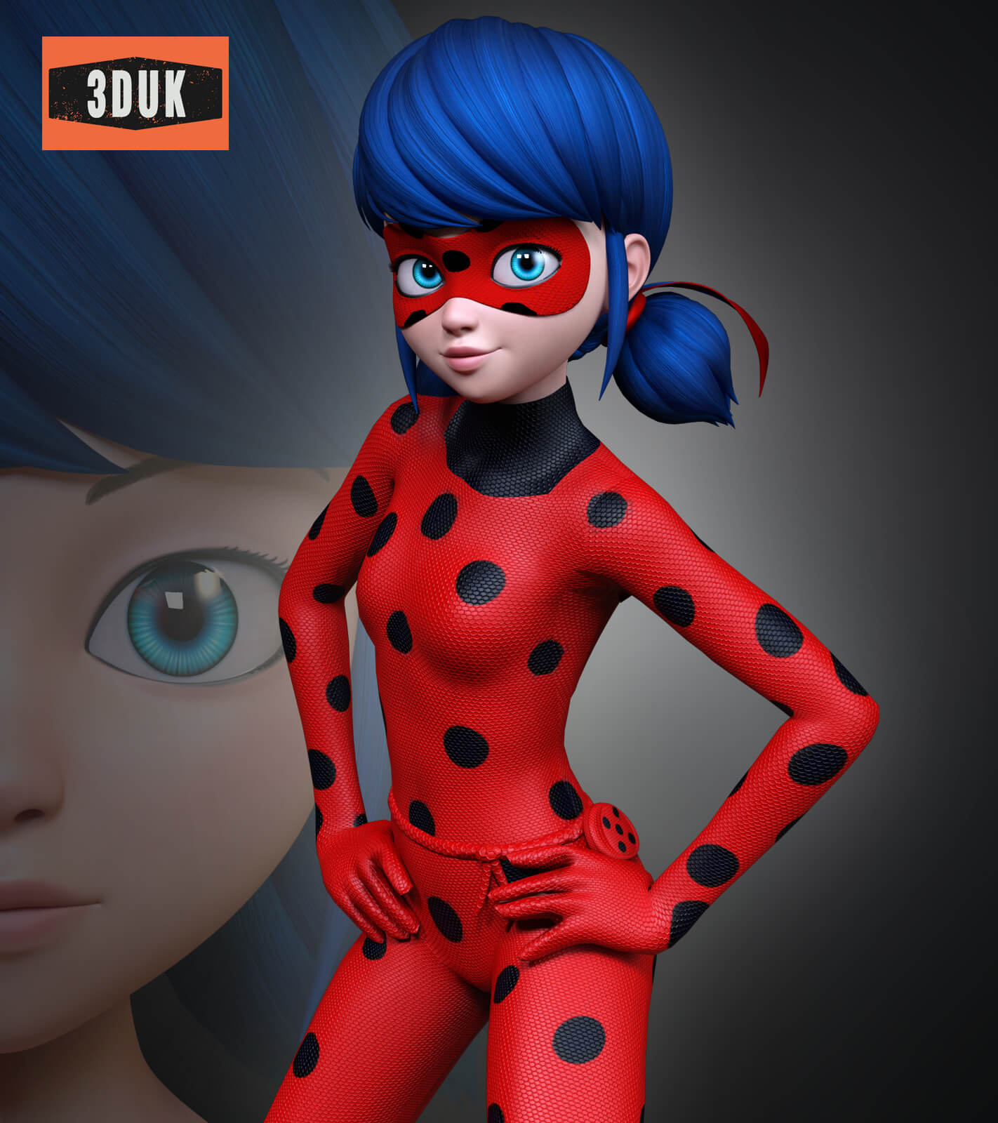 Miraculous Ladybug and Cat noir - Download Free 3D model by