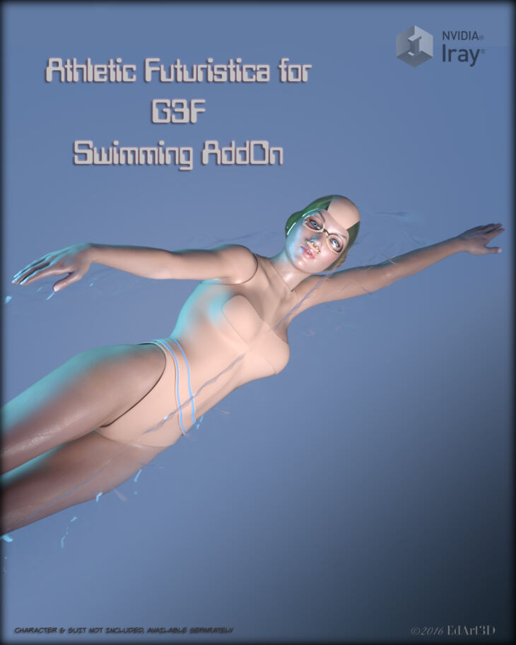 Athletic Futuristica for G3F – Swimming AddOn
