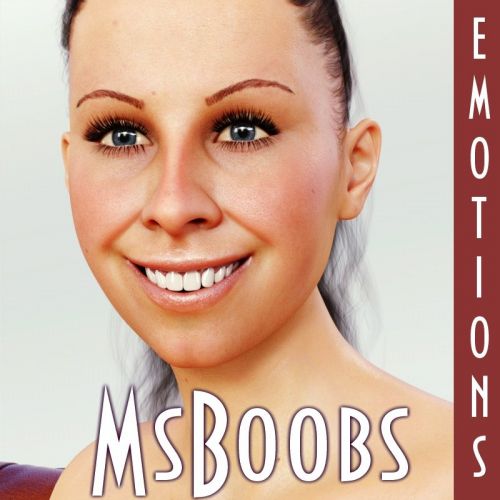 MsBoobs Emotions For G8F (Gianna Michaels) 2024 Free Daz 3D Models