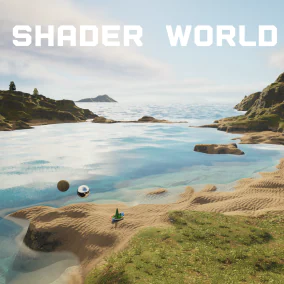 Shader World : procedural landscape, ocean, foliage